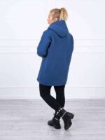 Padded hooded jumper