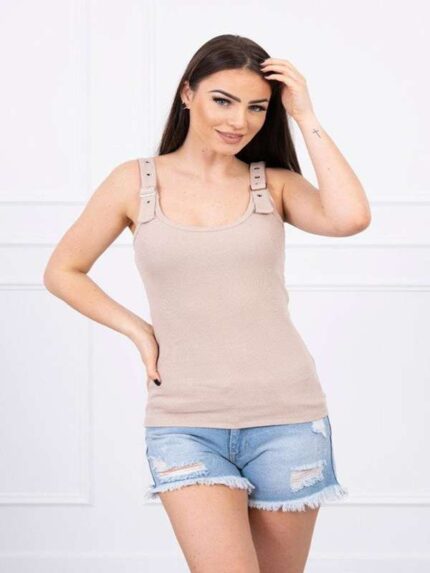 Top with adjustable shoulder straps