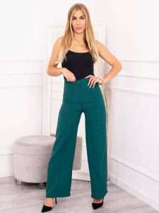 Trousers with flared bottom