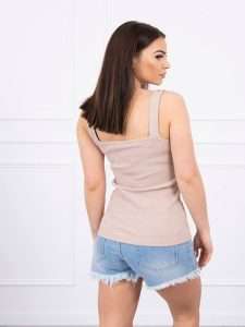 Top with adjustable shoulder straps