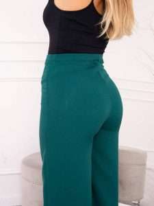 Trousers with flared bottom