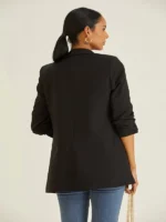 Oversize classic jacket, black